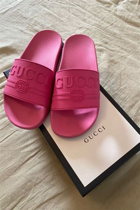 pink gucci belt cheap|hot pink gucci slides.